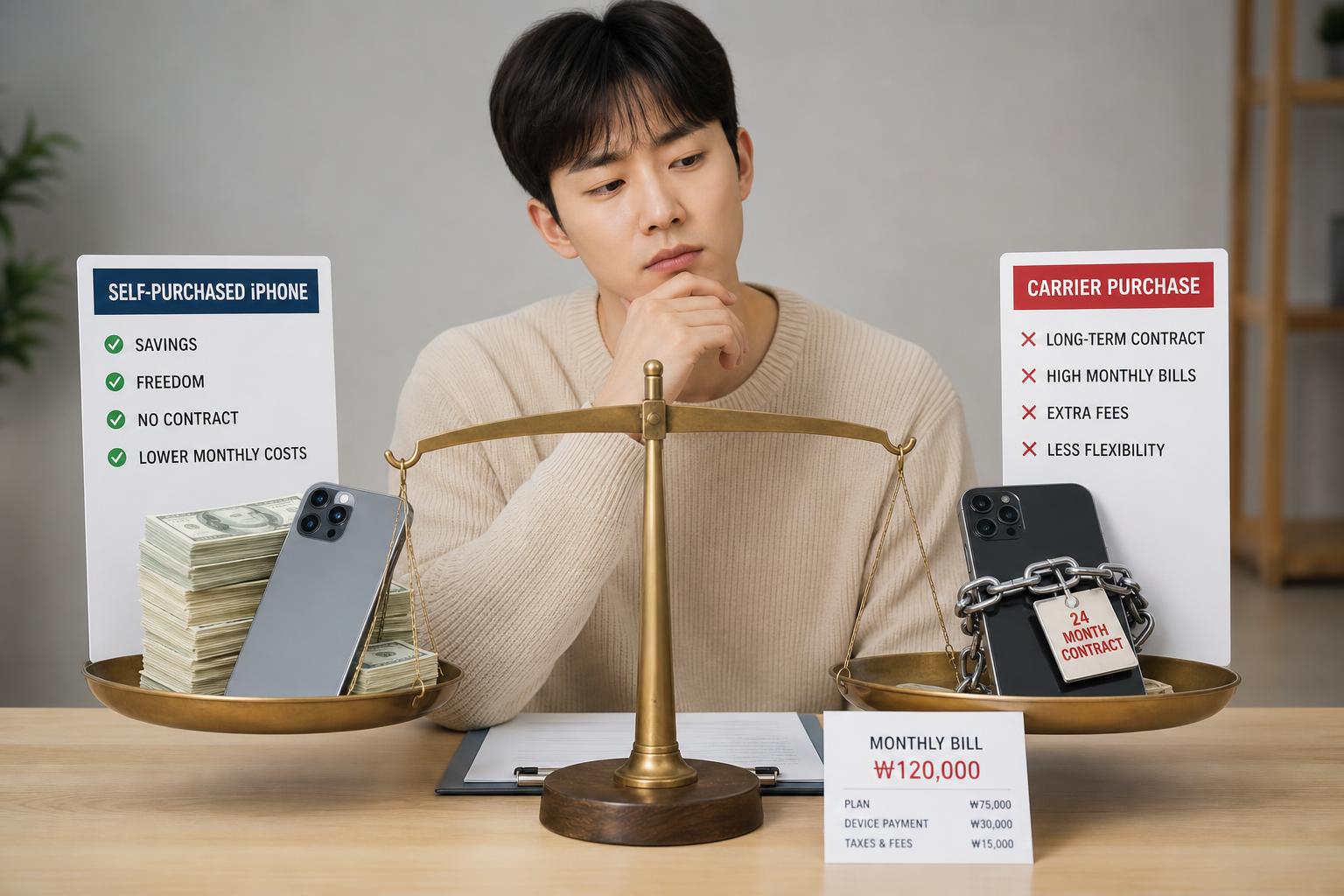 자급제 vs 통신사 구매, 어떤 점이 유리할까요?