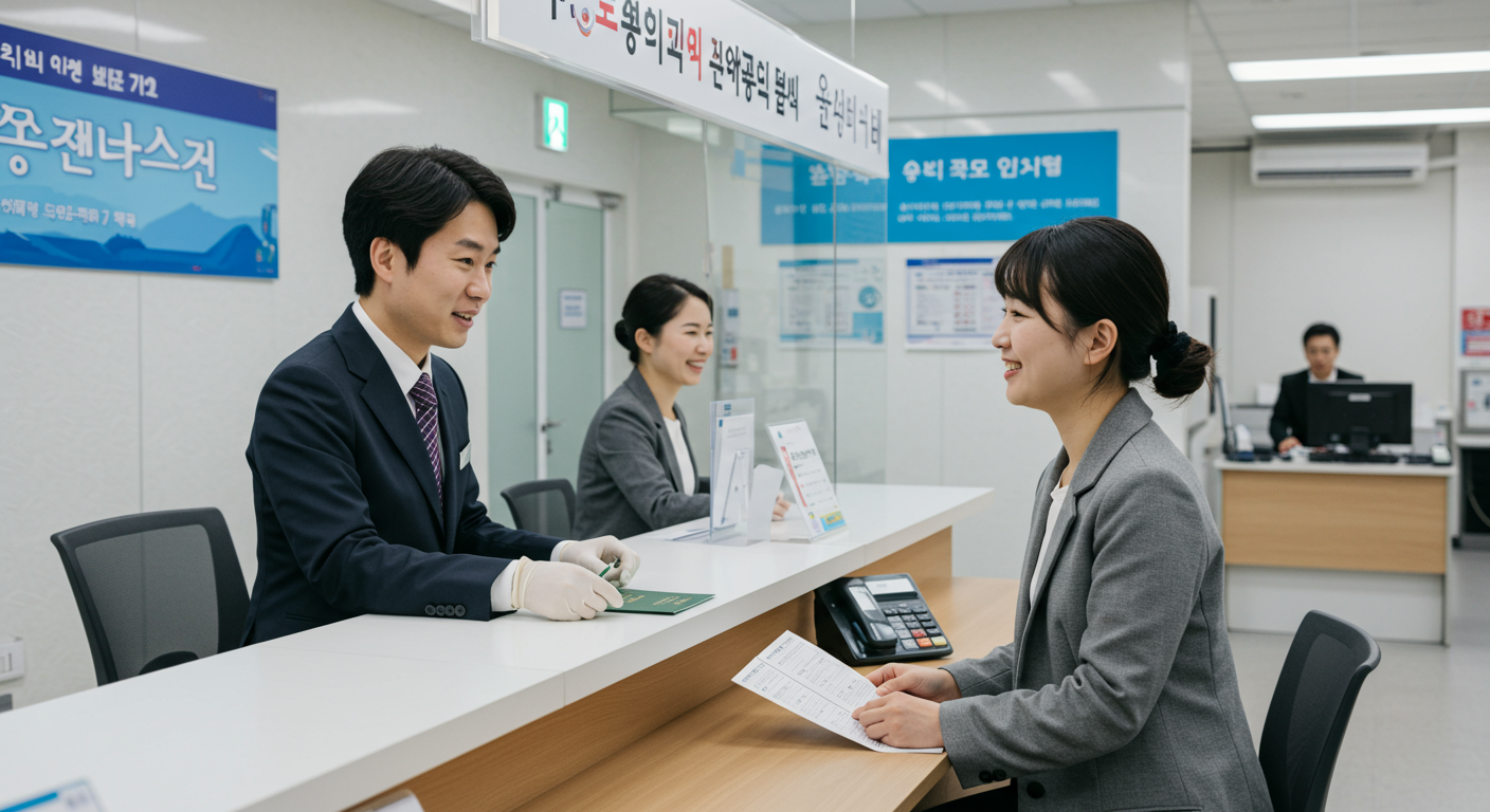 가까운 곳에서 직접 신청하는 방법