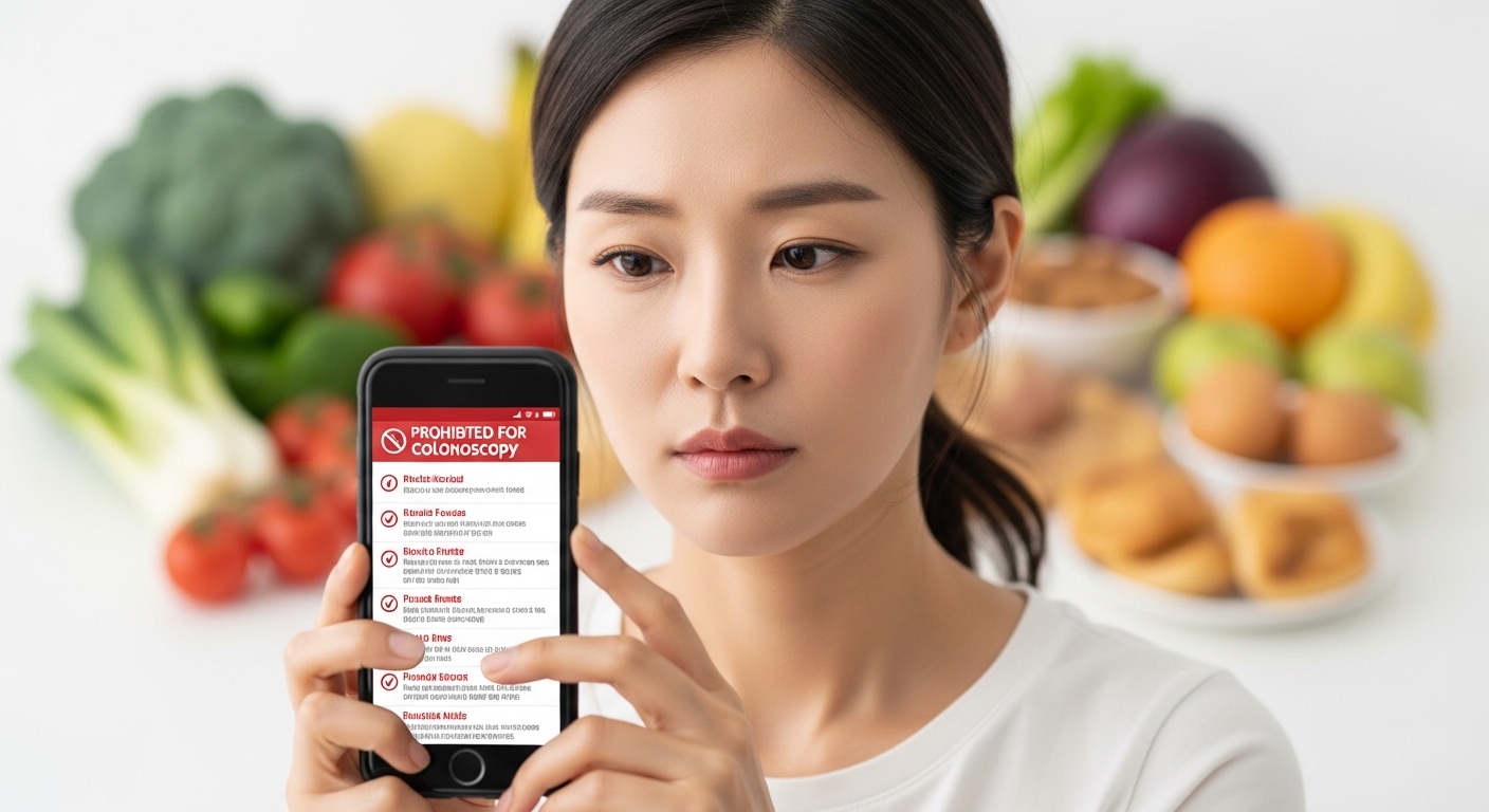 이것만은 꼭 피해주세요! 검사 3일 전 금지 음식