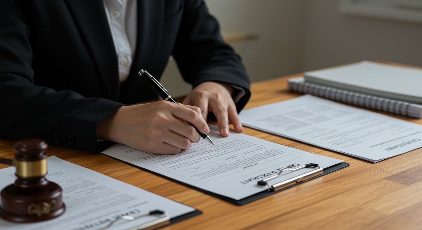 실제 합의 이혼서류 양식 예시