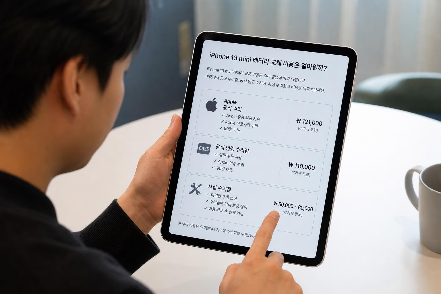 아이폰13미니 배터리 교체, 어디서 얼마나 들까요?