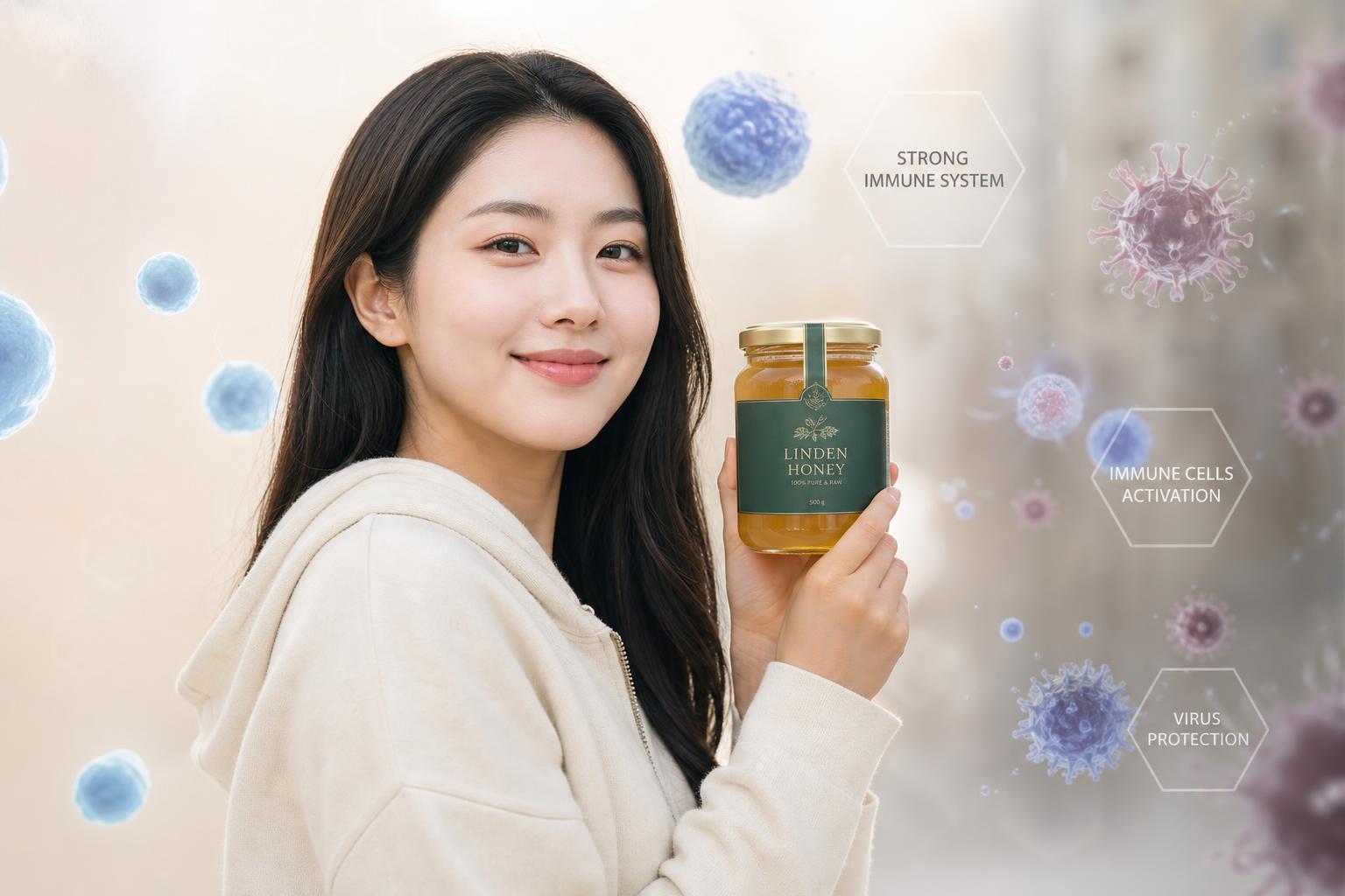 피나무꿀의 놀라운 항바이러스 및 면역력 강화 효과