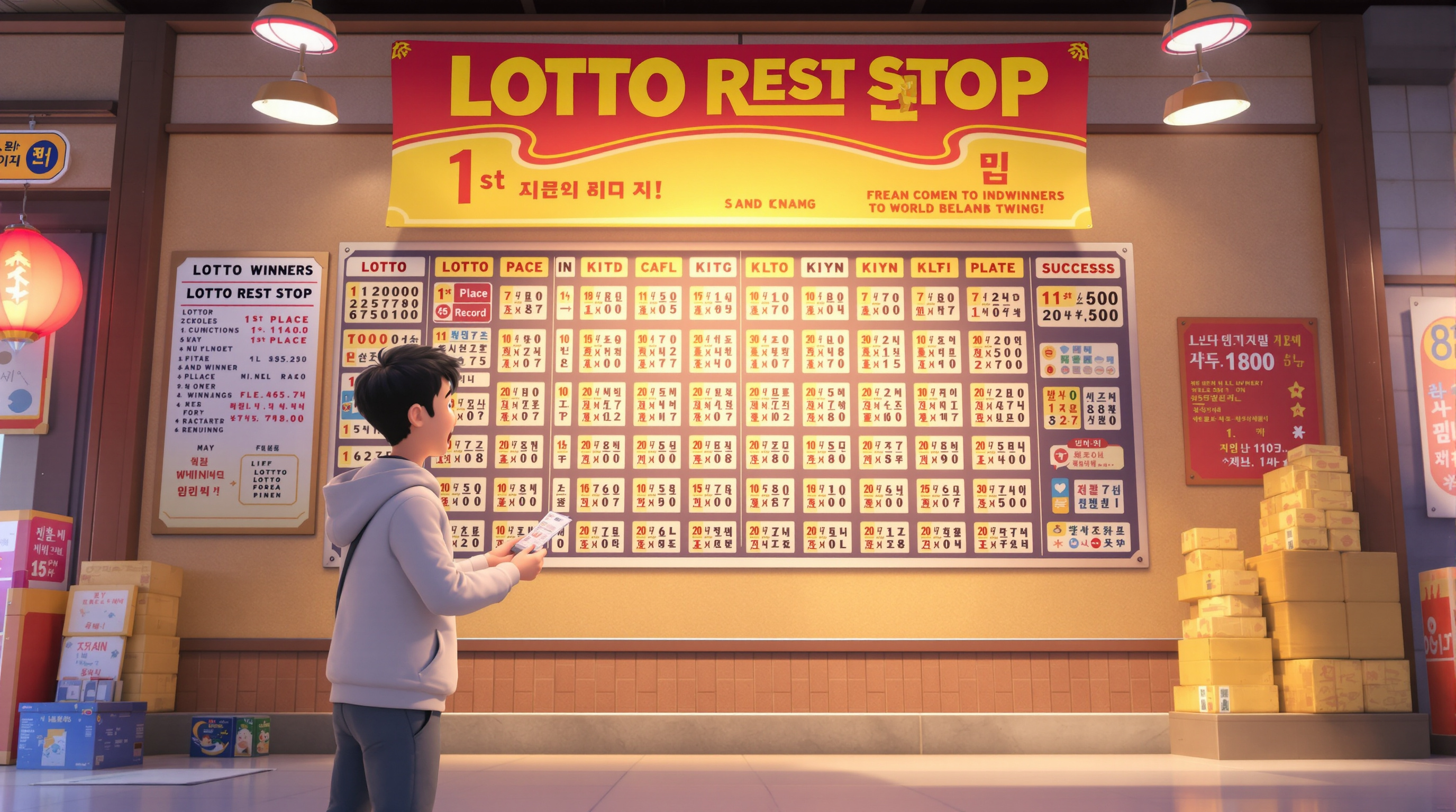 꿈이 현실이 되는 곳, 로또휴게실의 놀라운 당첨 기록!