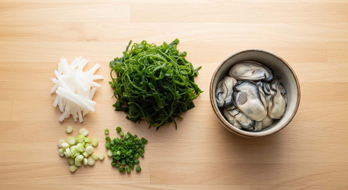 맛있는 매생이굴국밥, 필요한 재료는?