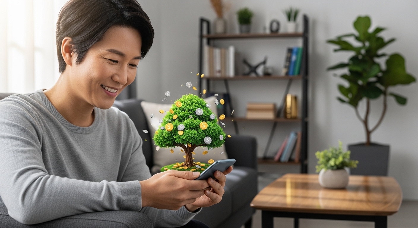 돈나무는 어떻게 성장하고 보상을 받을까요?