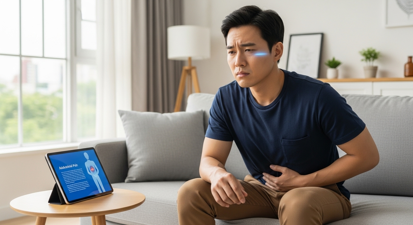 오른쪽 아랫배 통증, 맹장염만 있을까요?