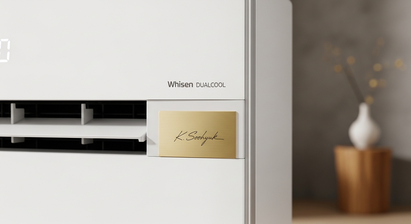 2008년에도 순금 명판 에어컨이 있었다고요?