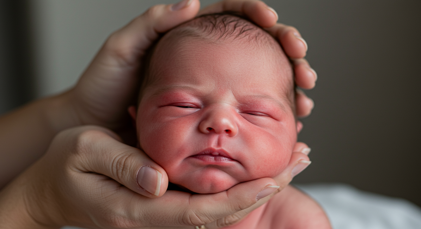 우리 아기 눈이 붓는 주된 이유 (출산과 발달 요인)