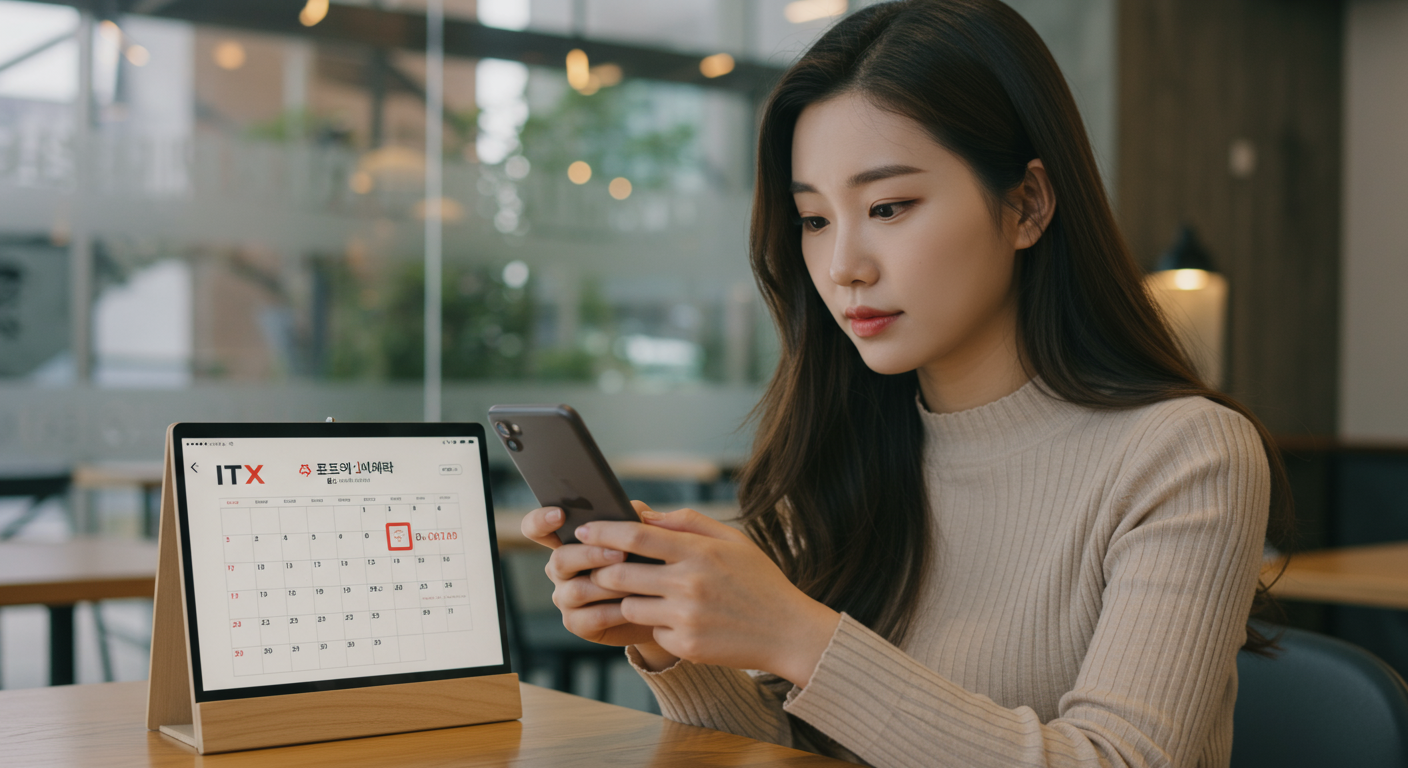 ITX 예매, 언제부터 준비해야 할까요?