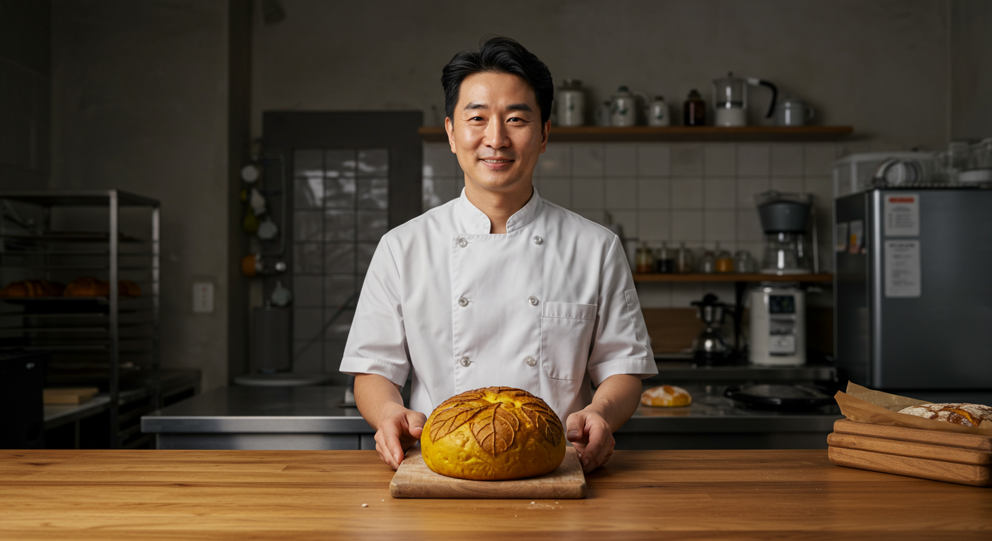 연잎단호박빵, 달인의 특별한 선물 🎁