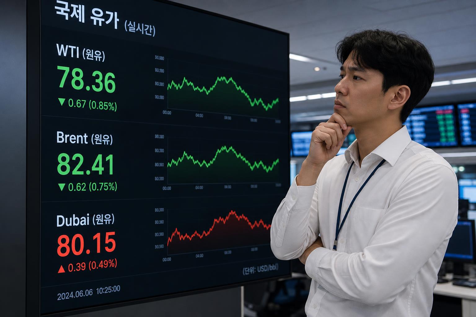 국제유가를 대표하는 3대 유종: WTI, 브렌트유, 두바이유