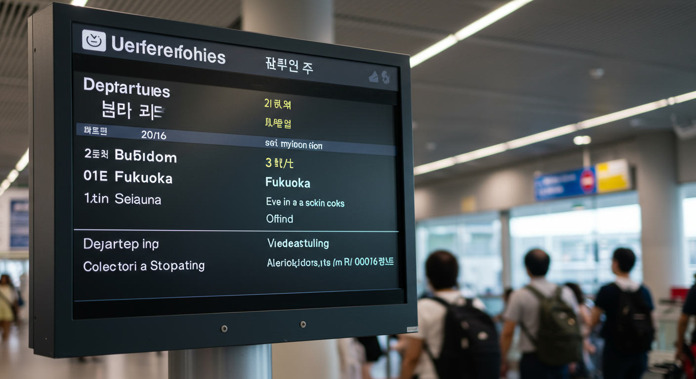 후쿠오카 배편 운항 시간과 소요 시간은 얼마나 될까요?