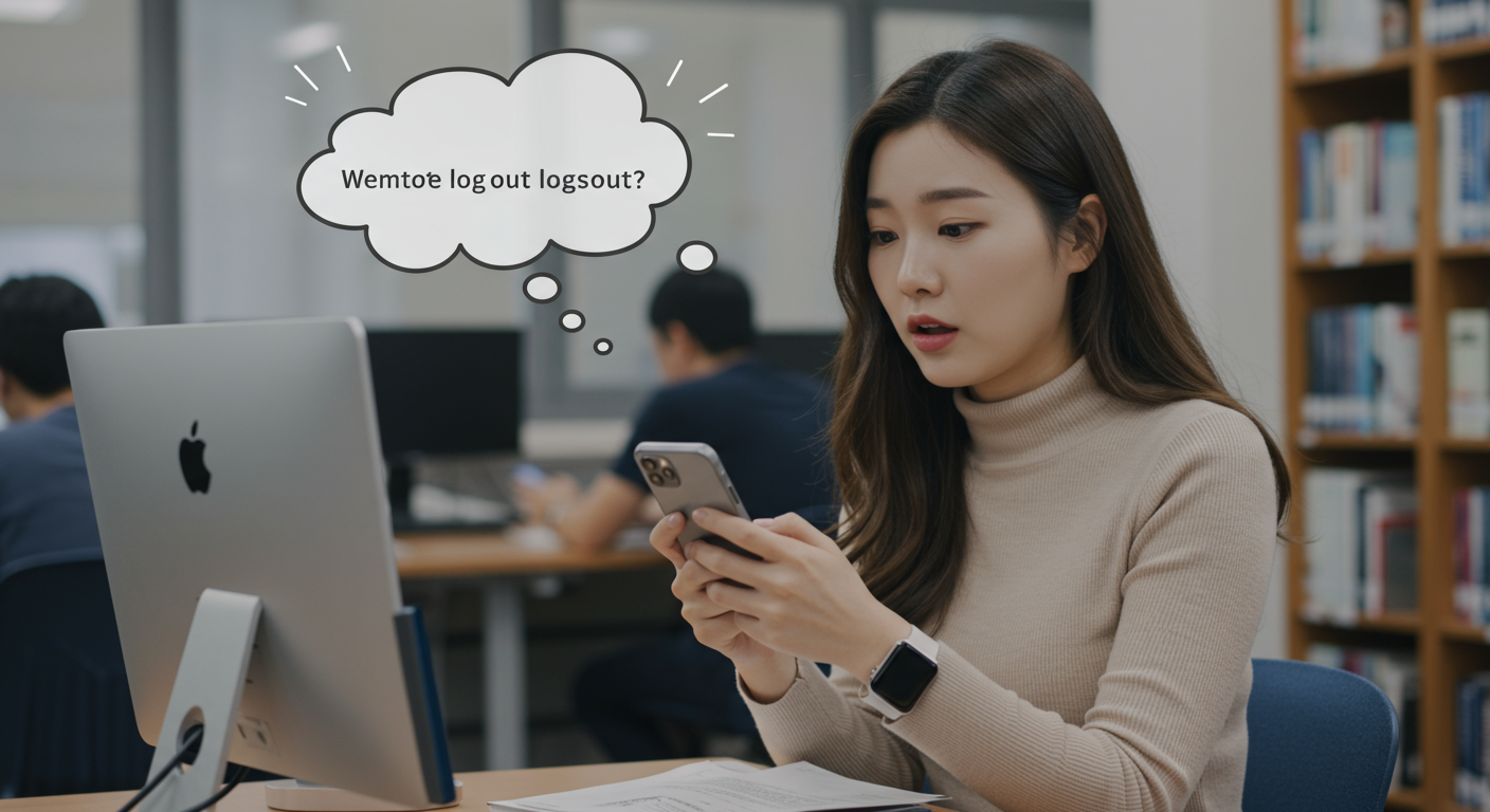 앗! 노션 로그아웃 깜빡했을 때, 이렇게 대처하세요!