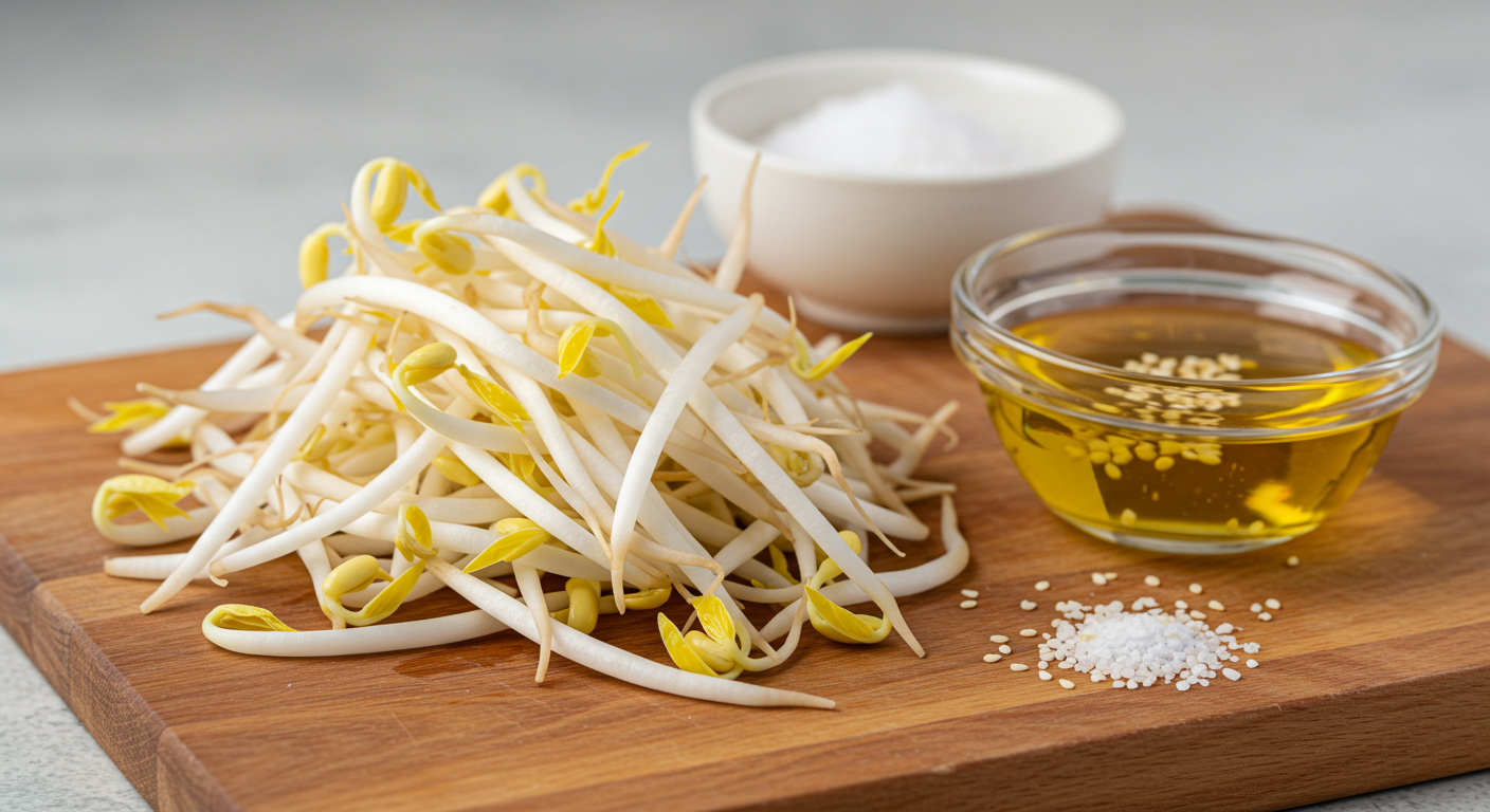 제사용 콩나물무침, 재료부터 달라요!