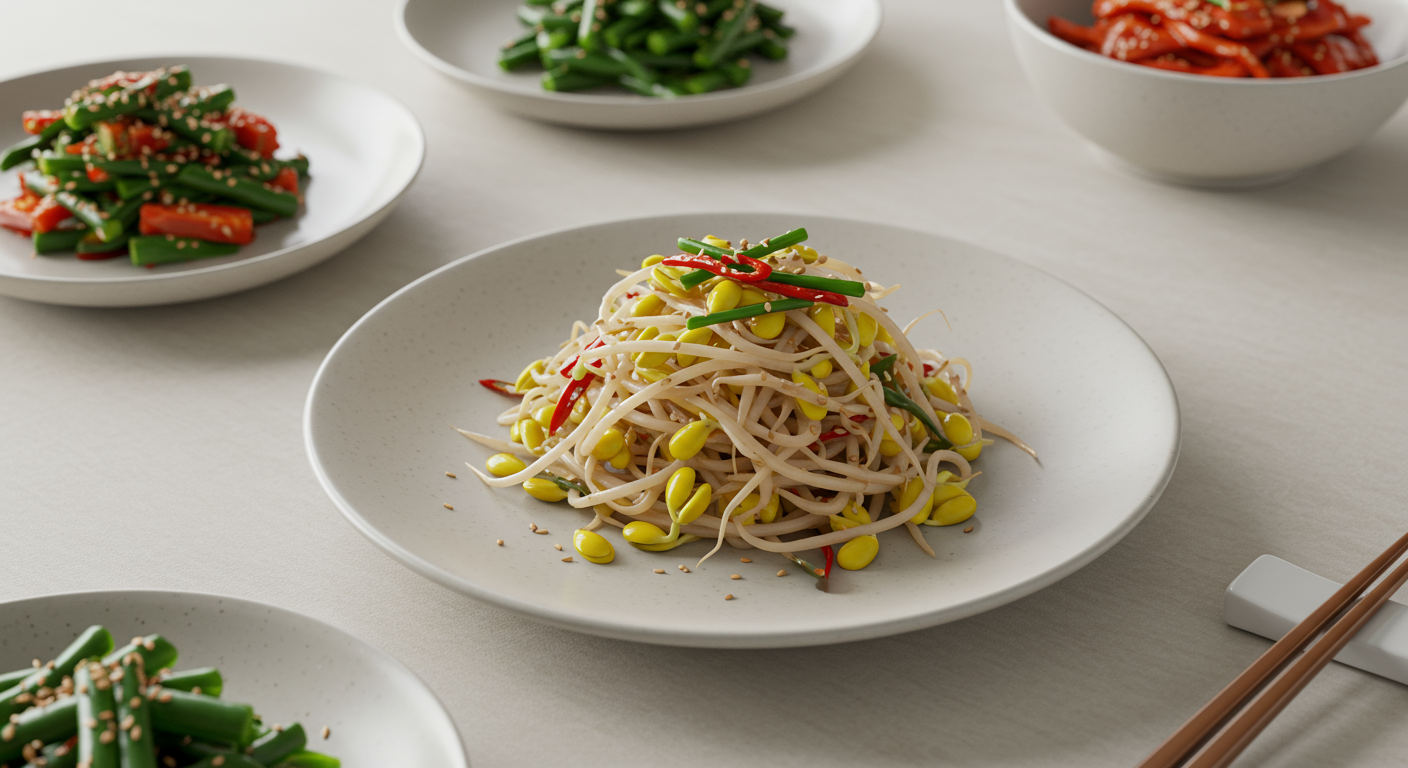 영양 가득 콩나물무침, 건강에도 좋아요