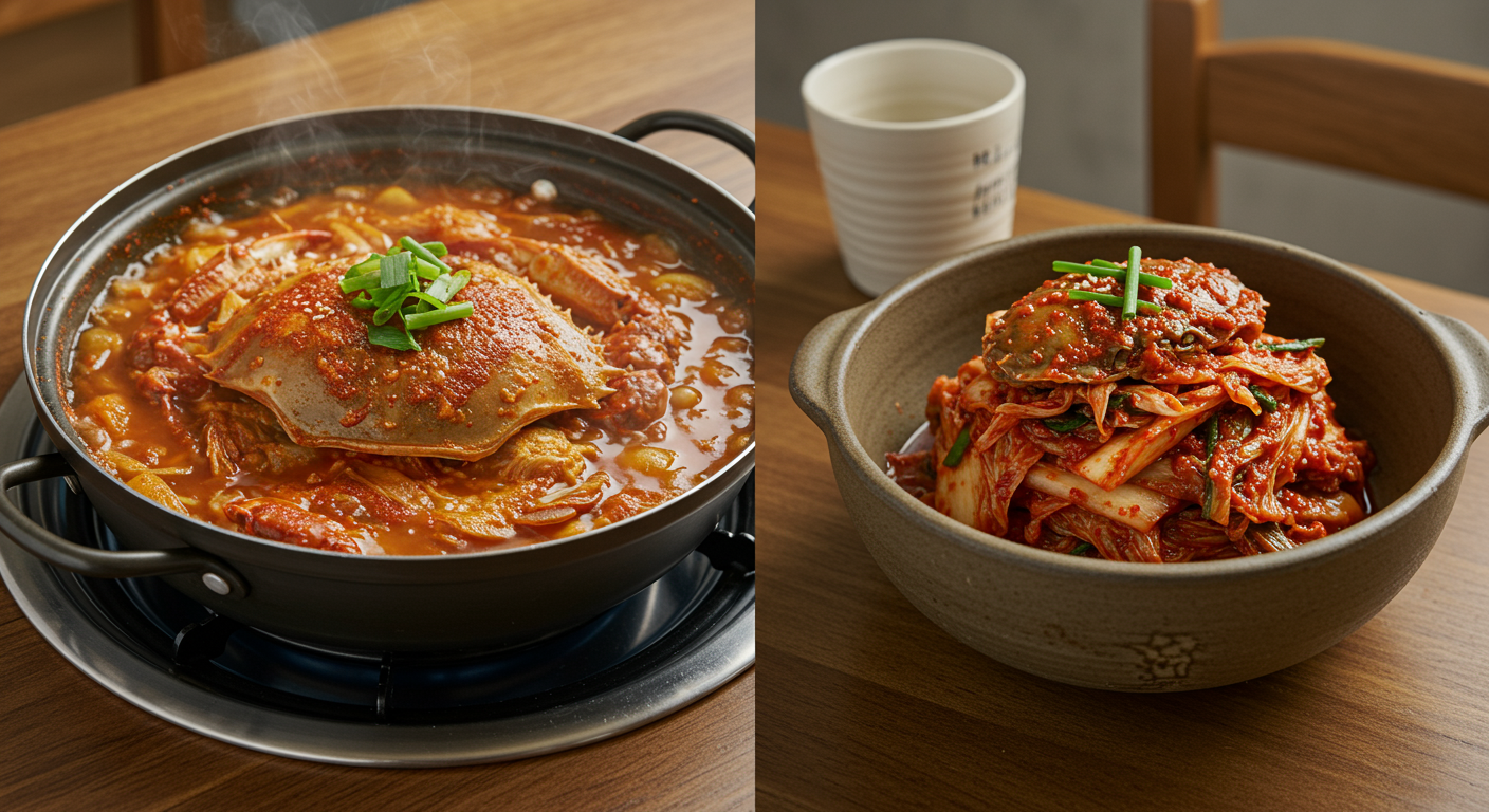 꽃게탕과 게국지, 어떤 점이 다를까요?