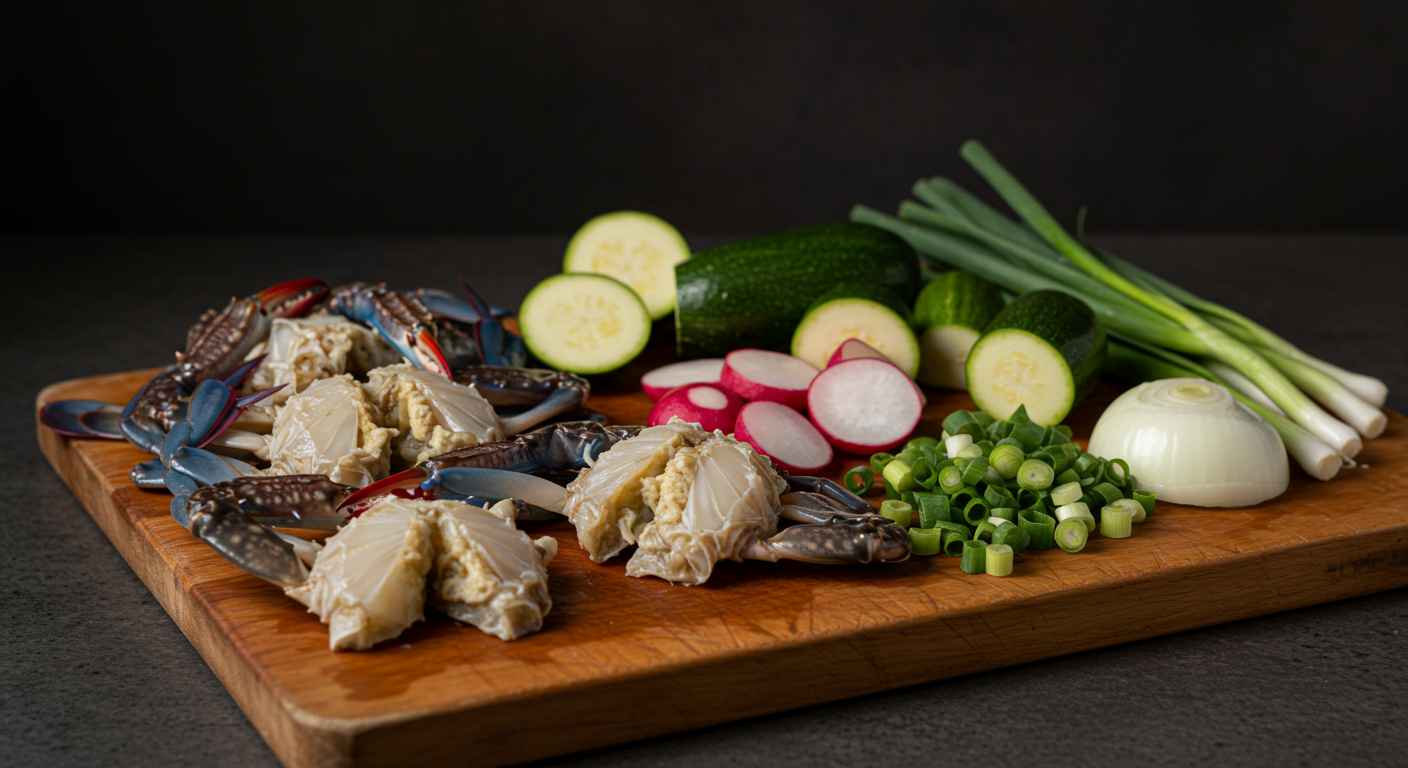 맛있는 꽃게탕을 위한 재료 준비와 손질
