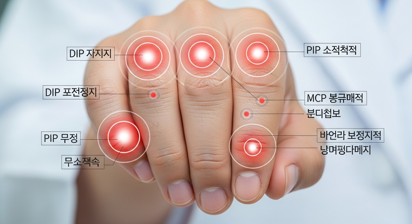 손가락 마디별 통증, 어떤 질환 때문일까요? 🤔