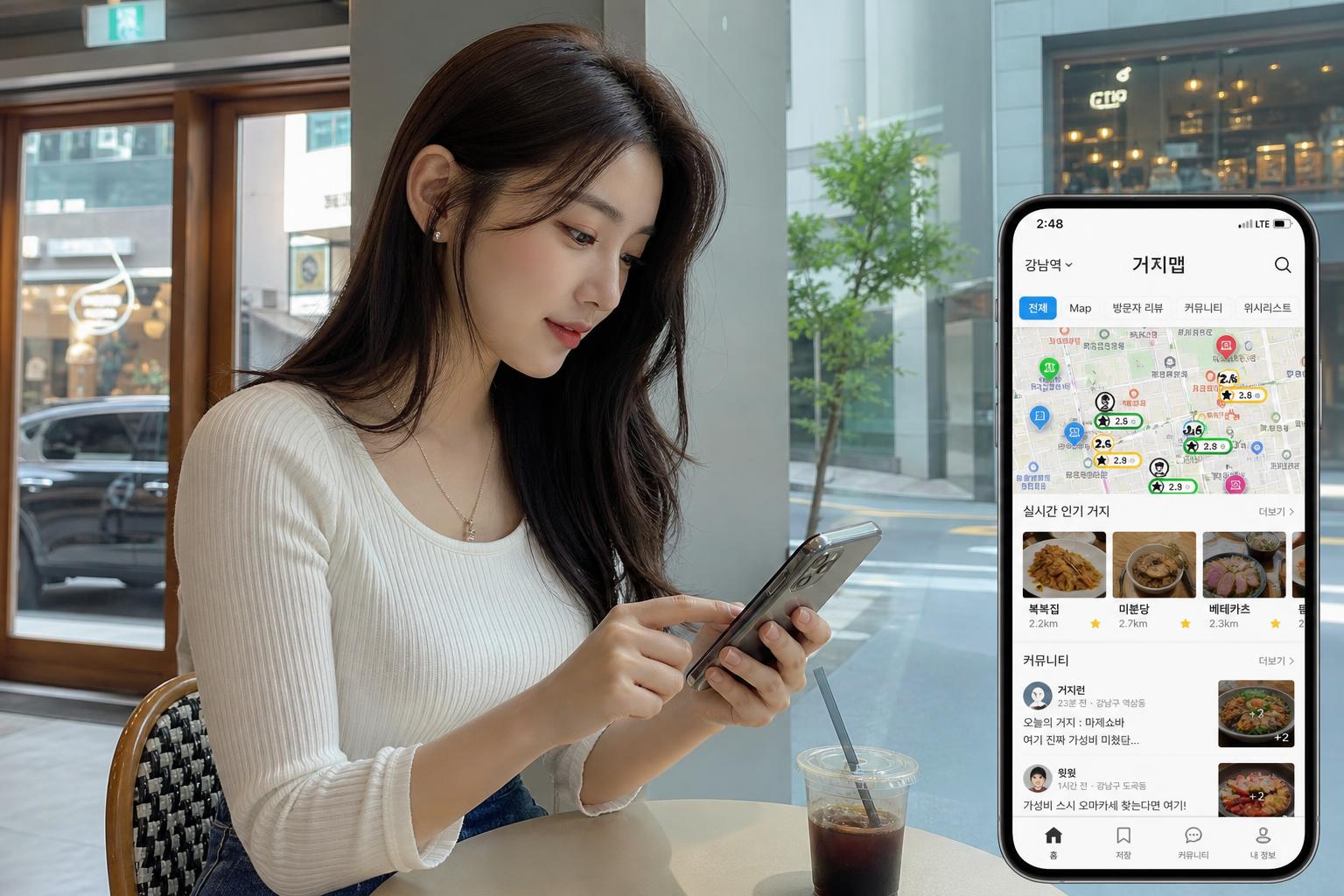 거지맵의 주요 기능은 어떻게 구성되어 있나요?
