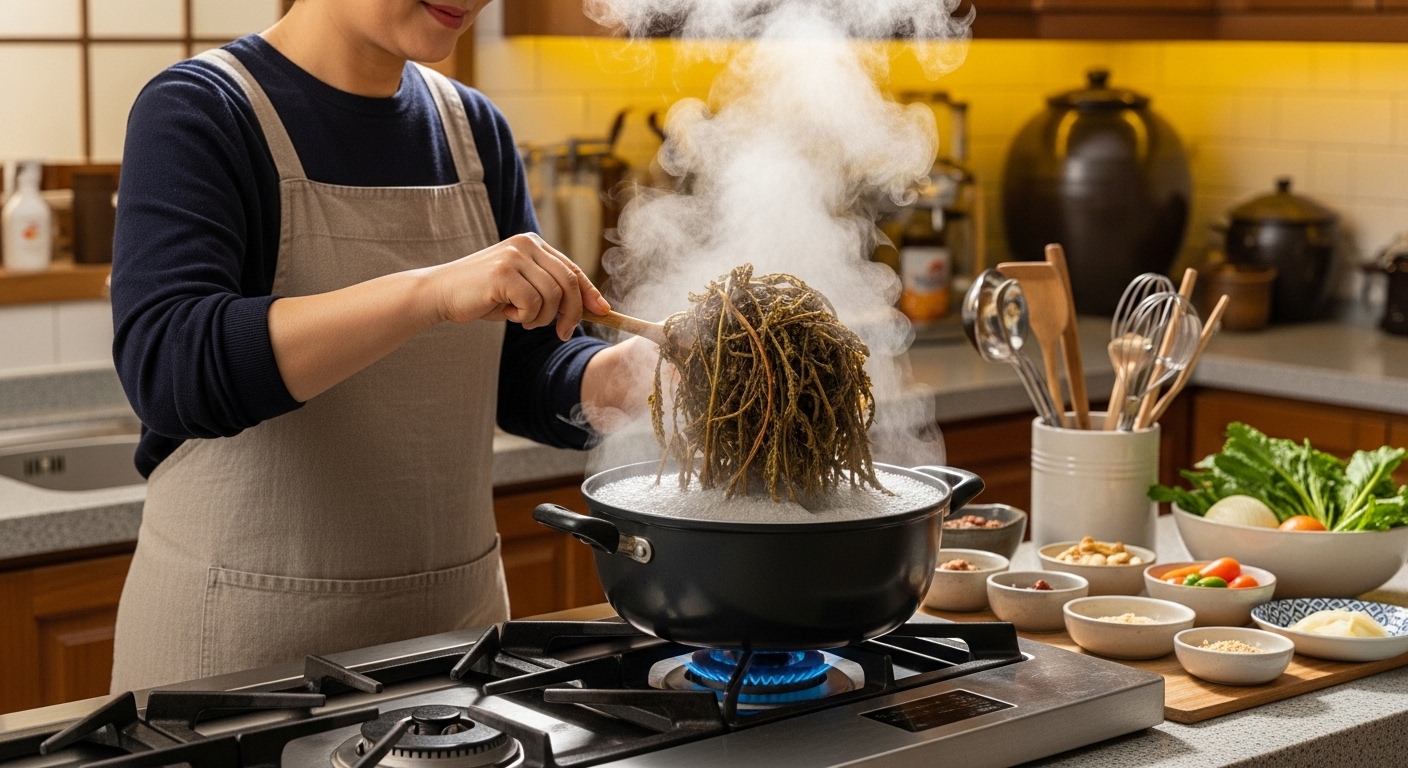 마른 고사리, 맛있게 삶는 기본 방법