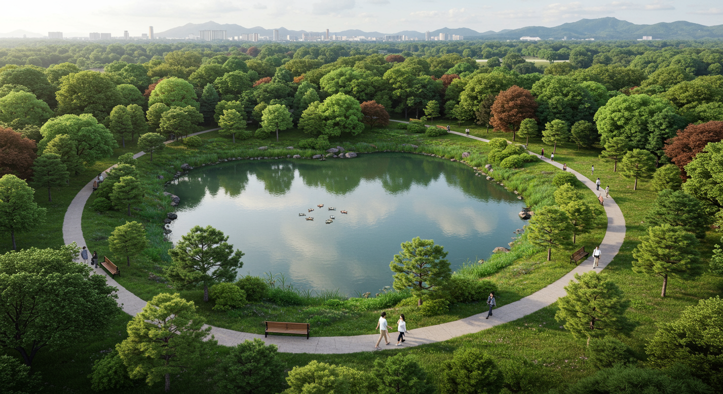 도심 속 힐링, 오호리 공원과 후쿠오카 성터 🌳