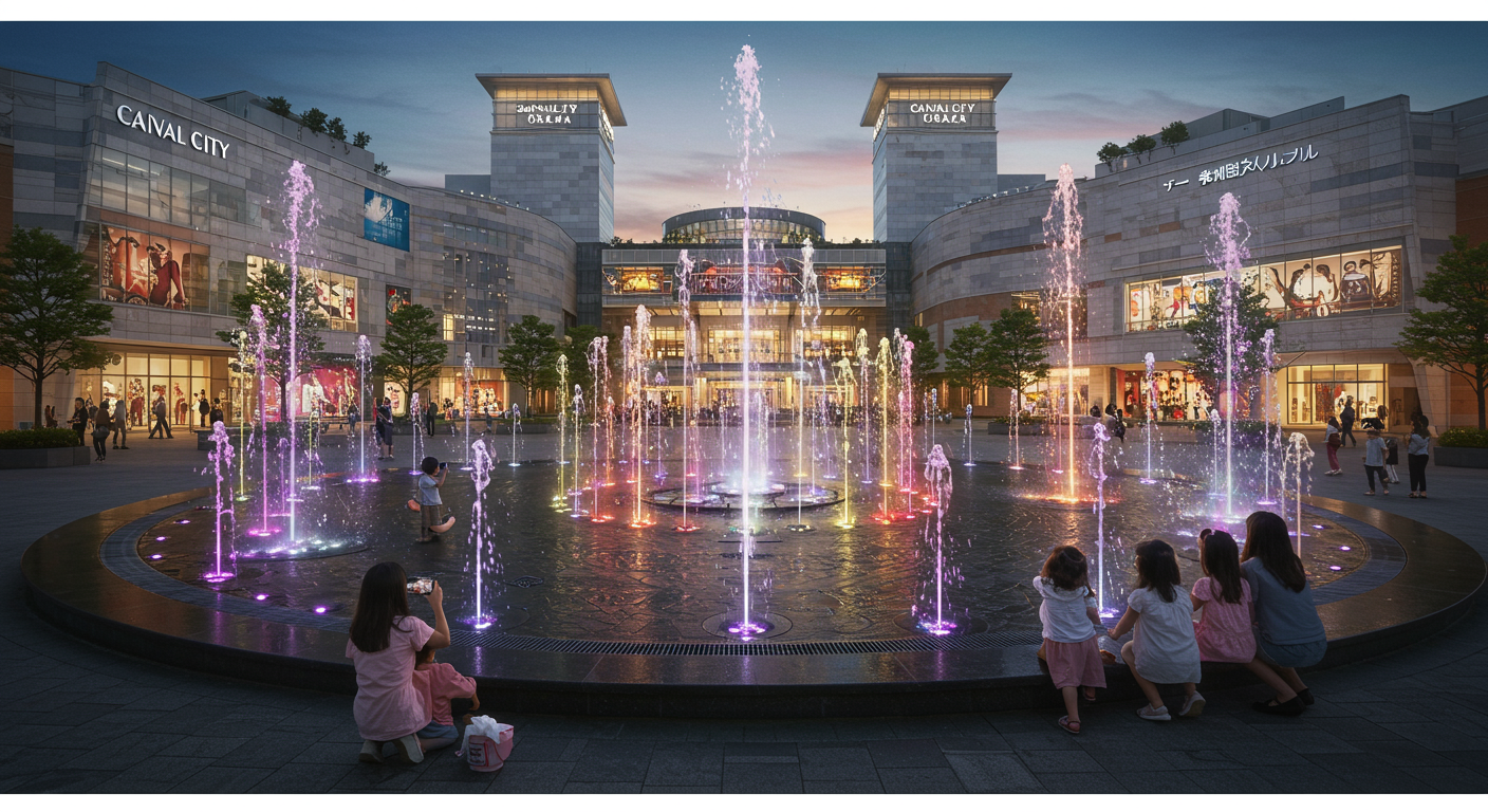 쇼핑과 엔터테인먼트의 중심, 캐널시티 하카타 🛍️