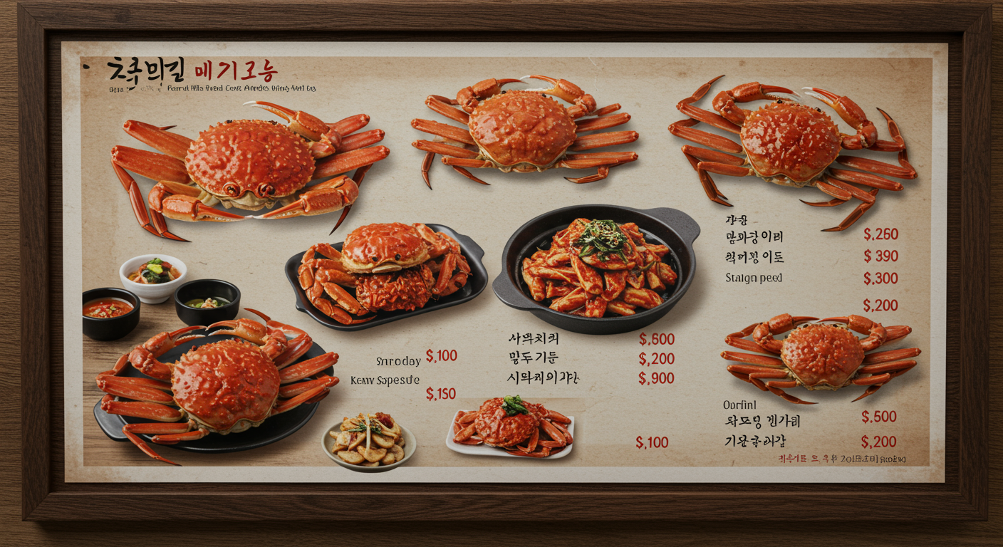 꽃게찜, 얼마나 할까요? 가격과 구성 알아보기