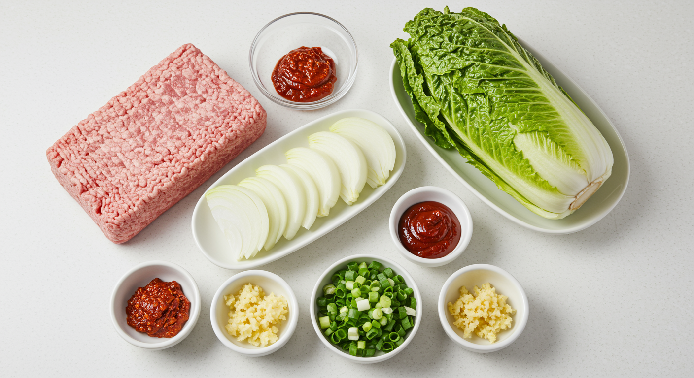 맛있는 돼지고기 김치찜 재료 준비부터 시작!