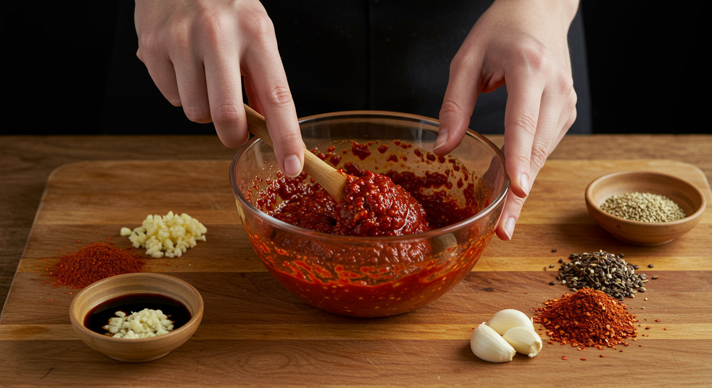 돼지고기 김치찜 황금 양념장 만들기 비밀!