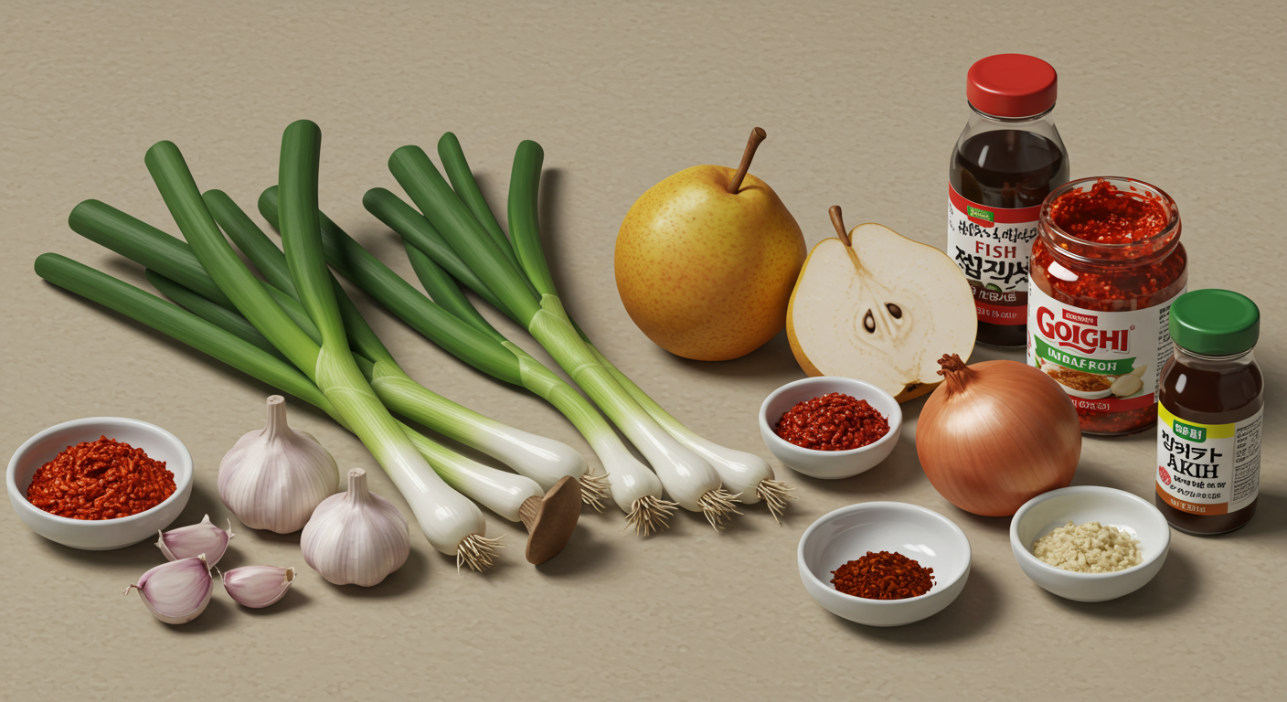 우리 집 식탁을 빛낼 남보라 파김치 재료!