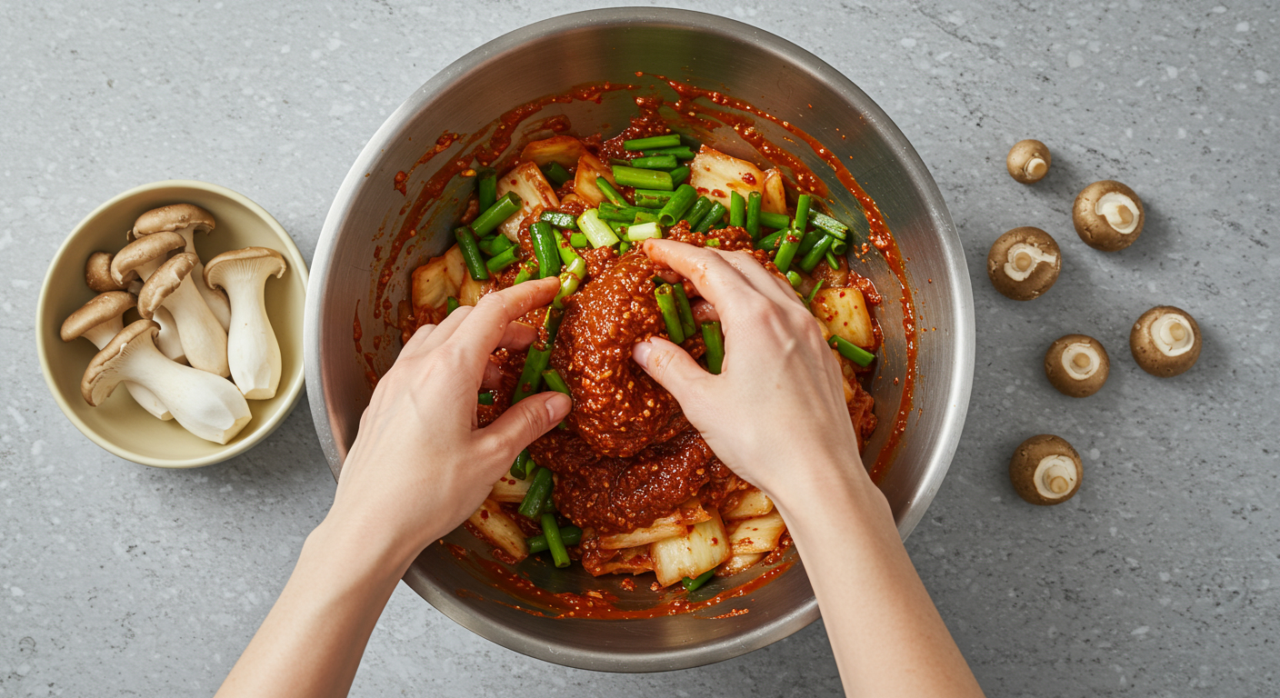 맛있게 버무리고 숙성시키는 꿀팁