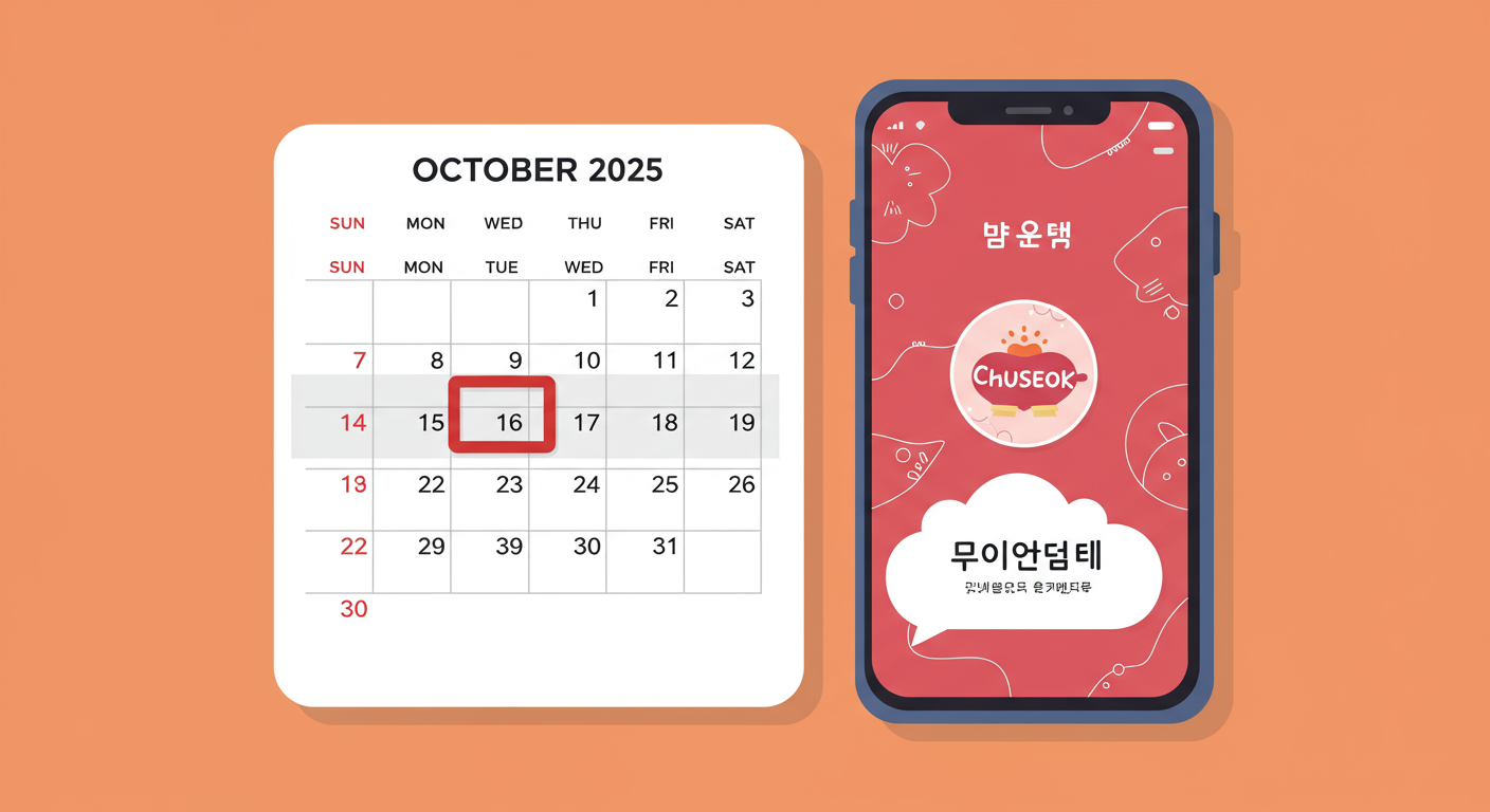센스 UP! 2025년 추석 인사말 트렌디 덕담과 시기