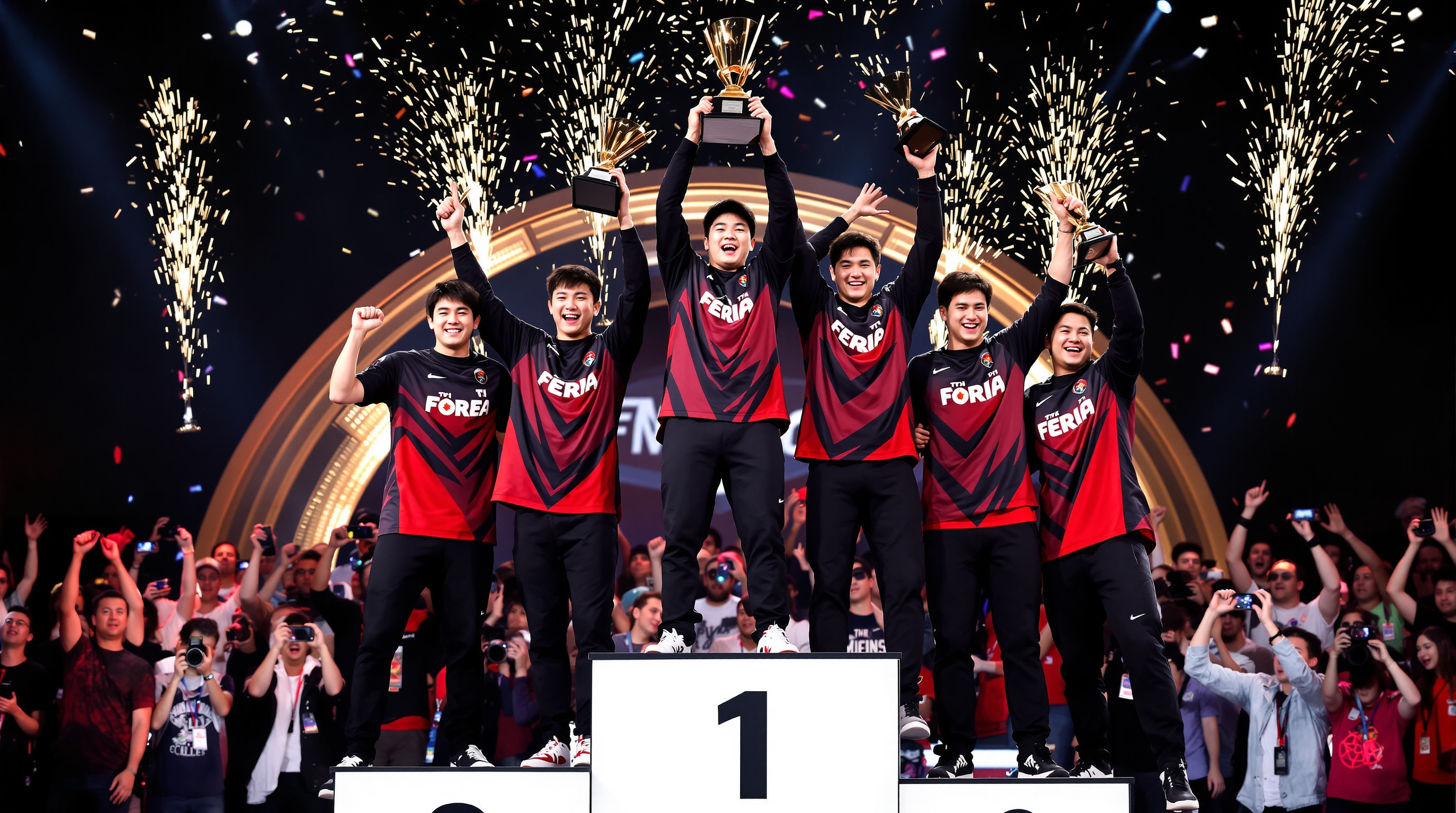 환상의 팀워크! T1 우승 주역들