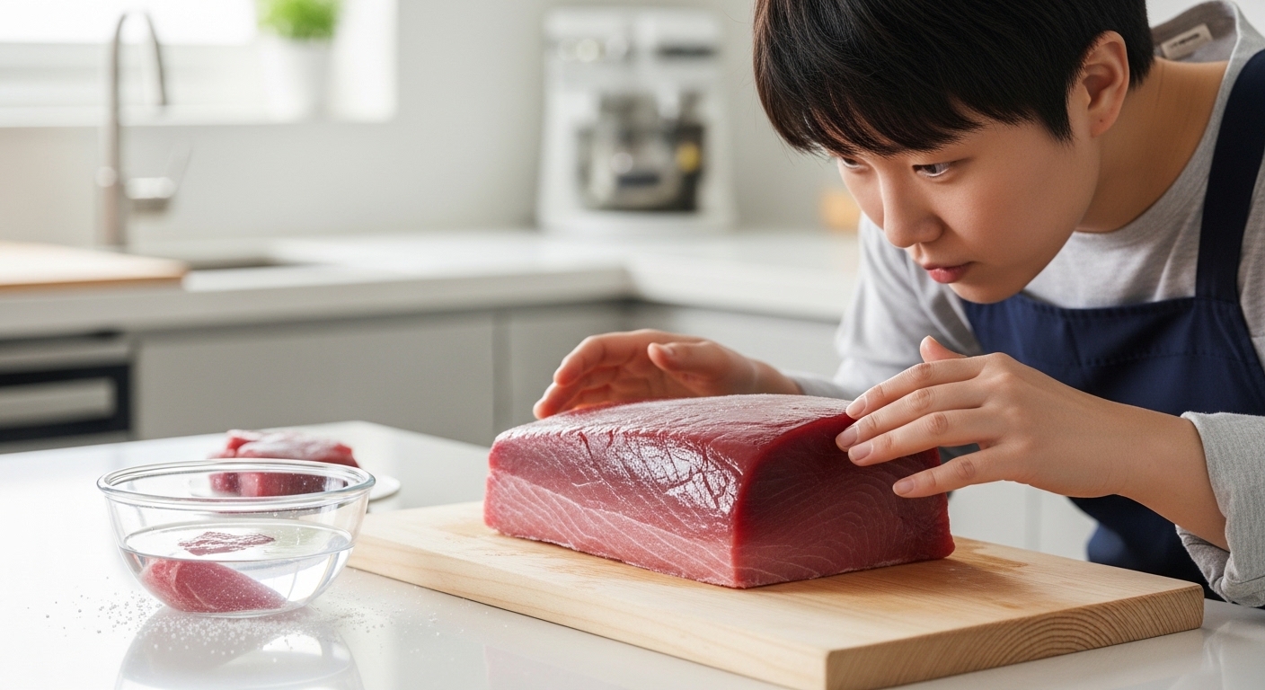 맛있는 참치 고르기부터 해동까지!