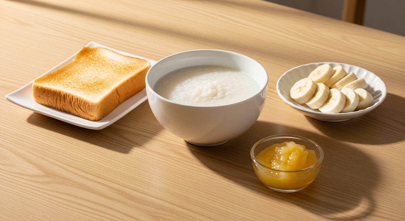 장염에 좋은 BRAT 식단을 아시나요? (바나나, 쌀밥, 사과소스, 토스트)