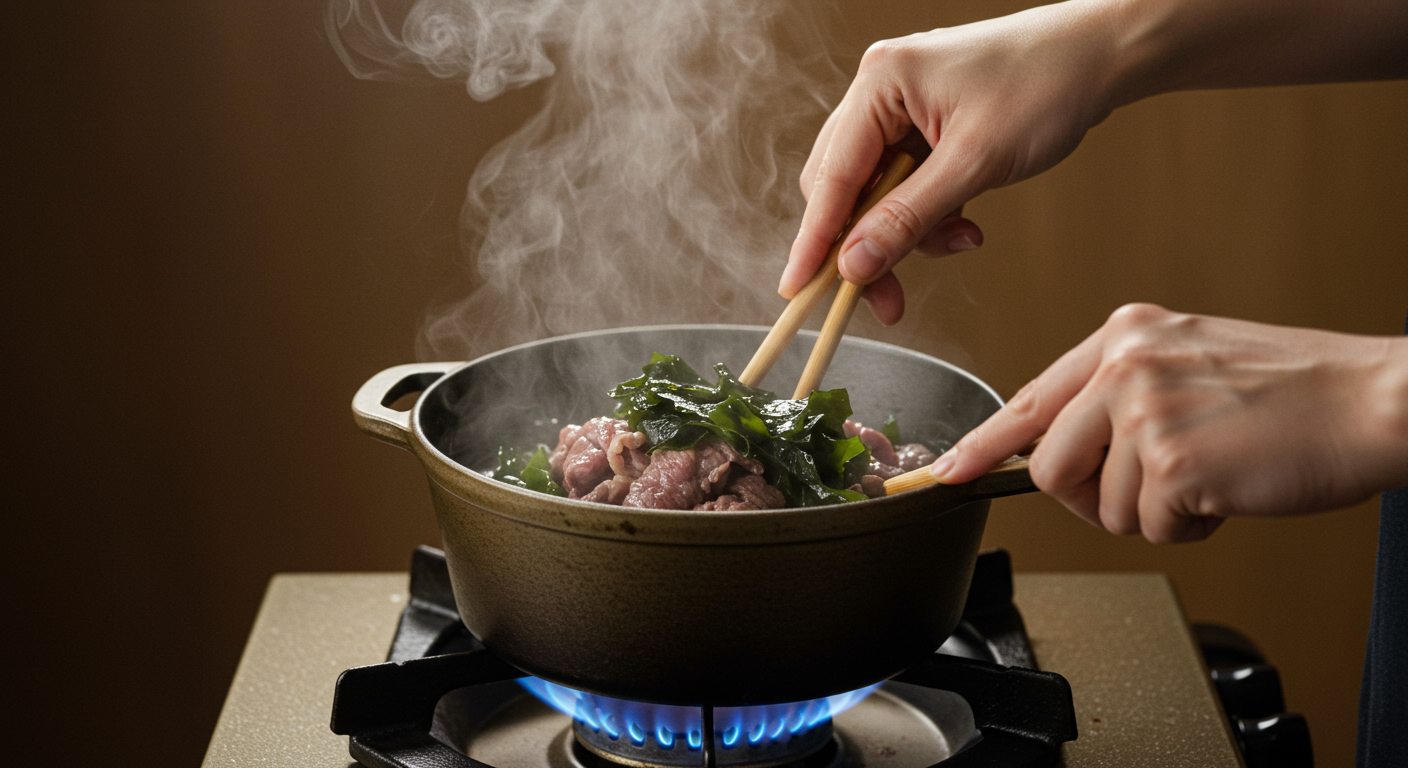 누구나 쉽게! 맛있는 소고기 미역국 레시피 기본 과정