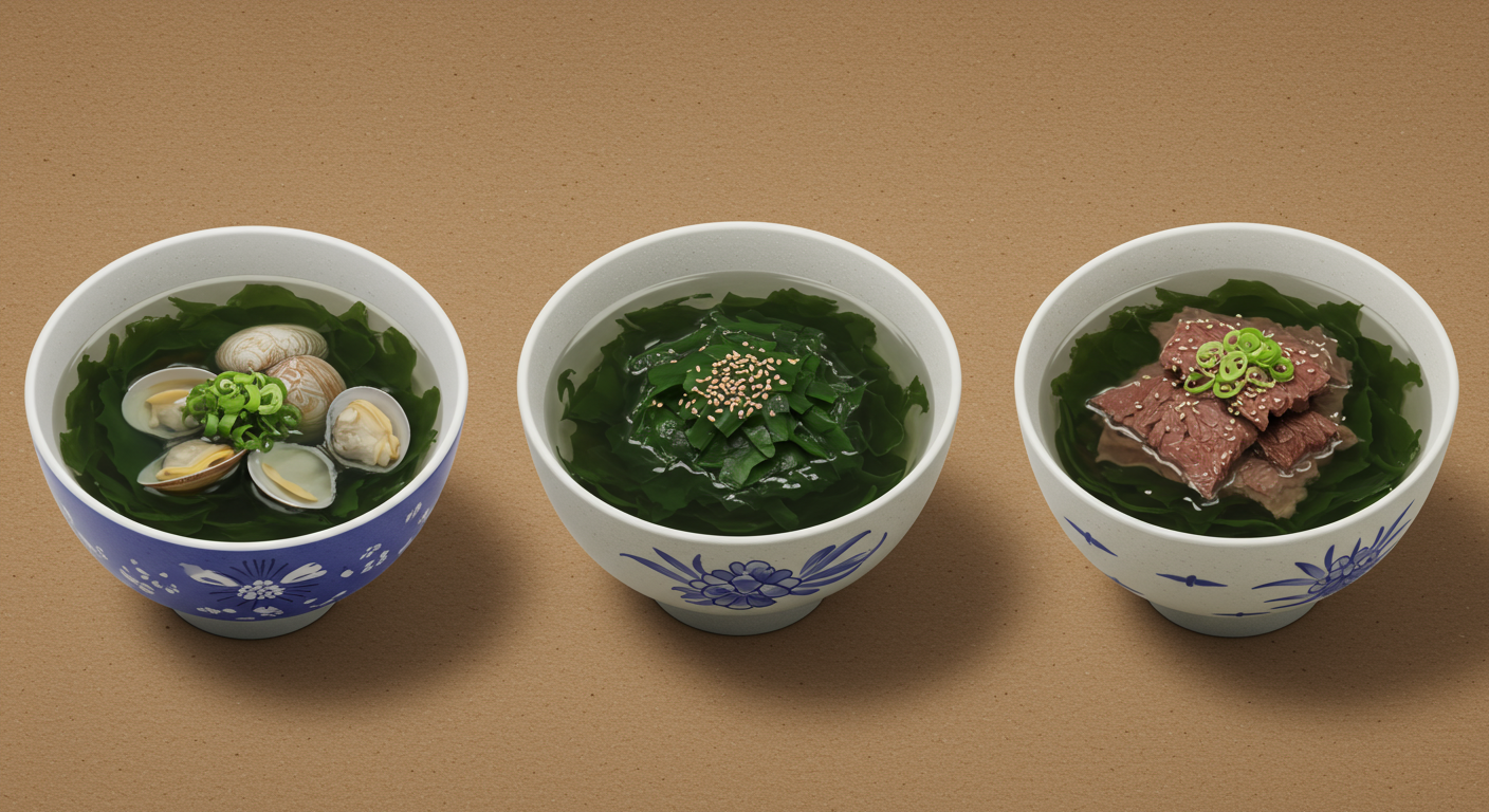 지역마다 다른 매력, 소고기 미역국의 다양한 변형