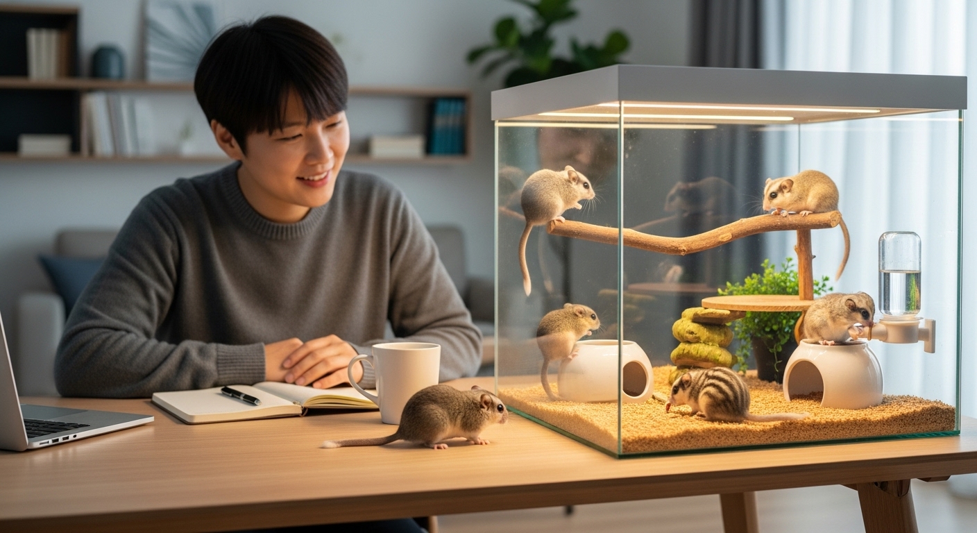 다양한 피그미다람쥐 모프와 그 특징