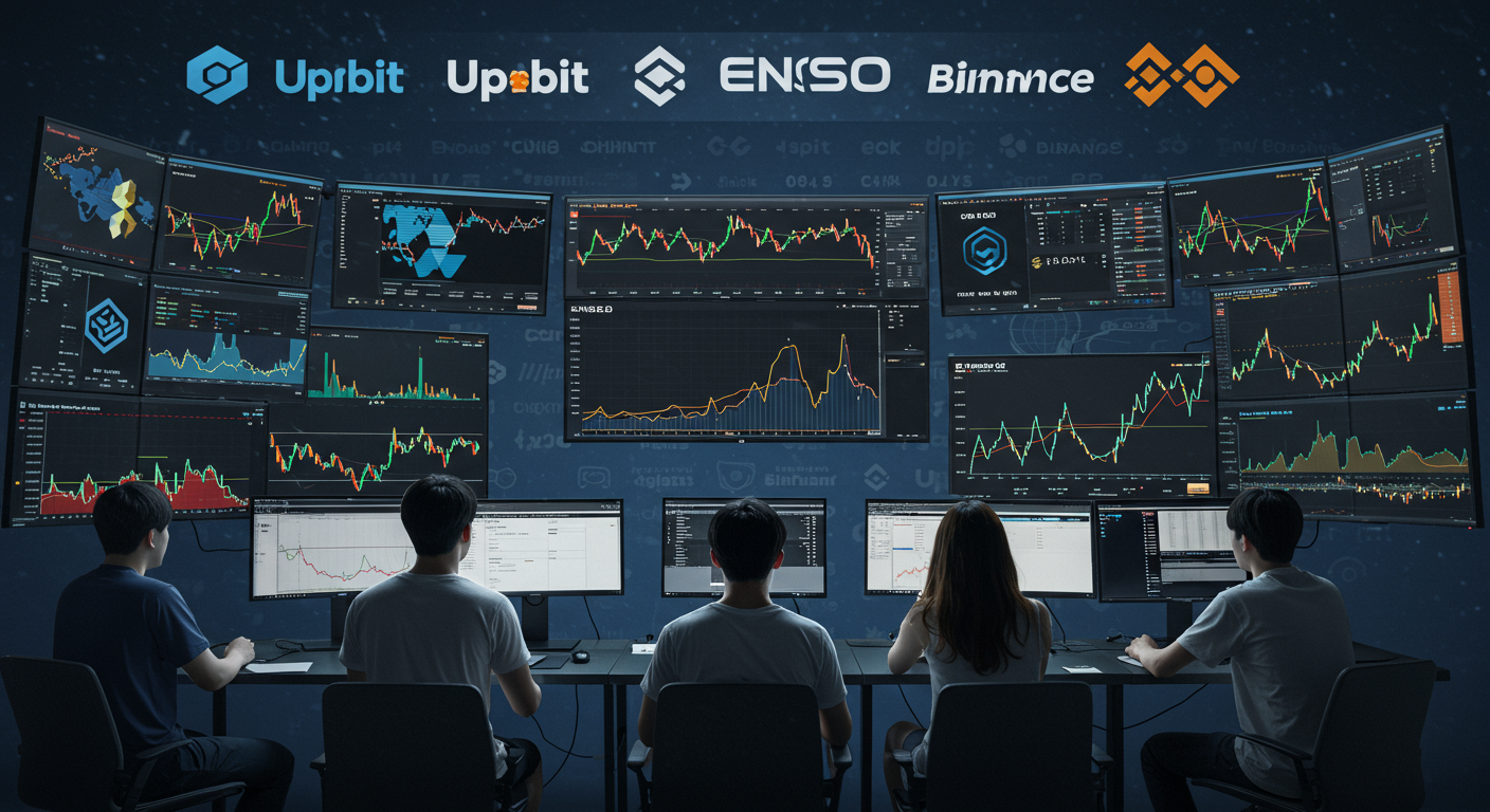 엔소 코인, 주요 거래소 상장과 현재 모습