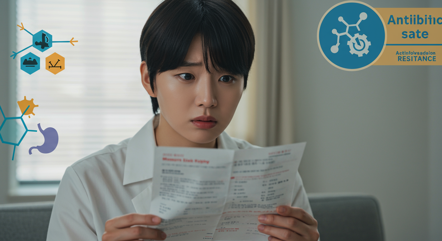 꼭 알아야 할 부작용, 주의사항 & 항생제 내성