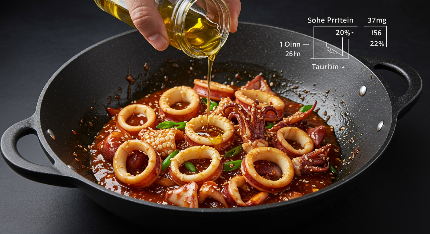 오징어볶음 더 맛있게 만드는 비법 & 건강 효능