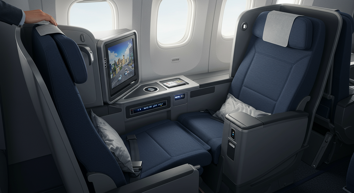 하늘 위 나만의 공간: 편안한 필리핀항공 비즈니스 좌석