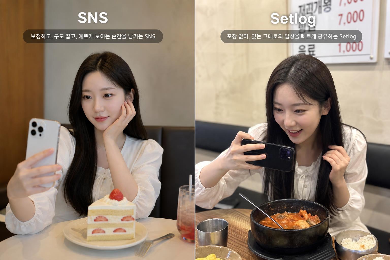 셋로그가 특별한 이유? 기존 SNS와 이런 점이 달라요!