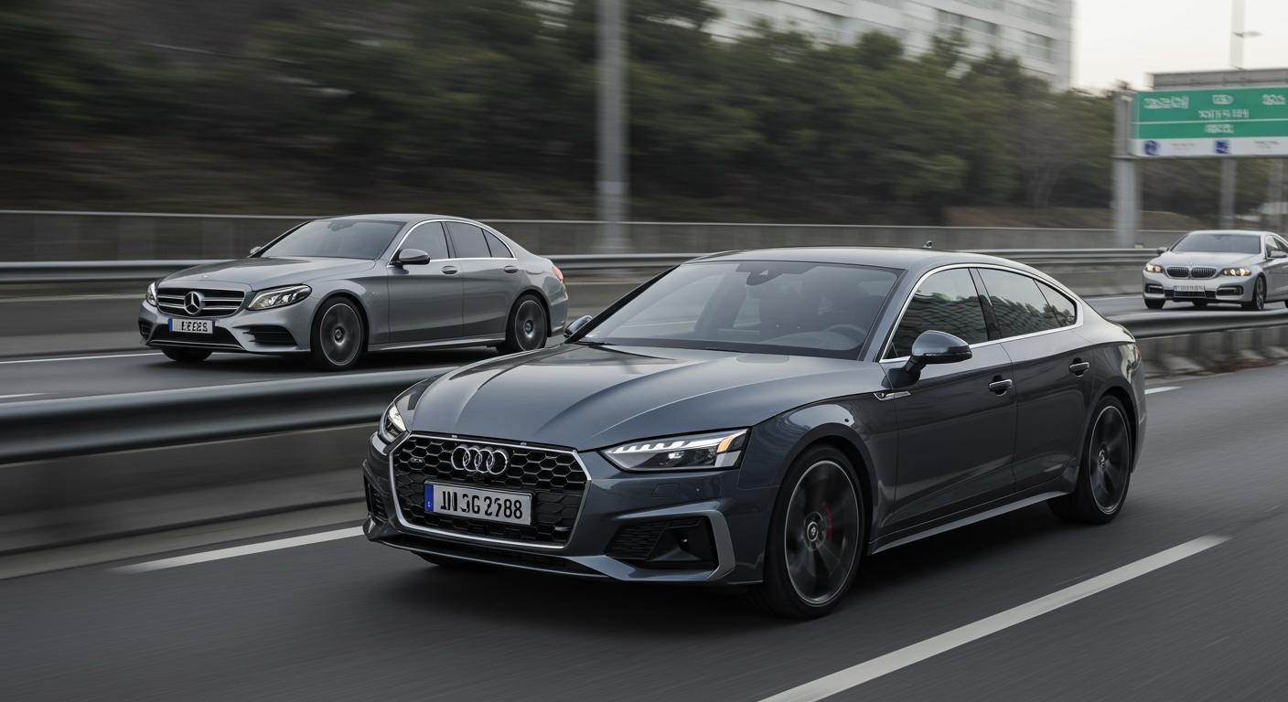 경쟁차 압도! 아우디 A5가 벤츠, BMW보다 좋은 이유