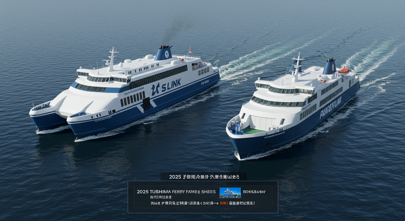 2025년 최신! 대마도 주요 배편 종류와 요금
