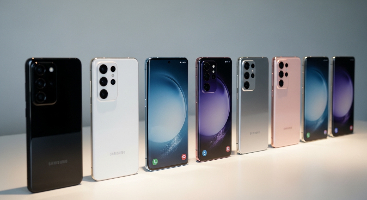 갤럭시 S26 울트라의 다채로운 색상 라인업 한눈에 보기