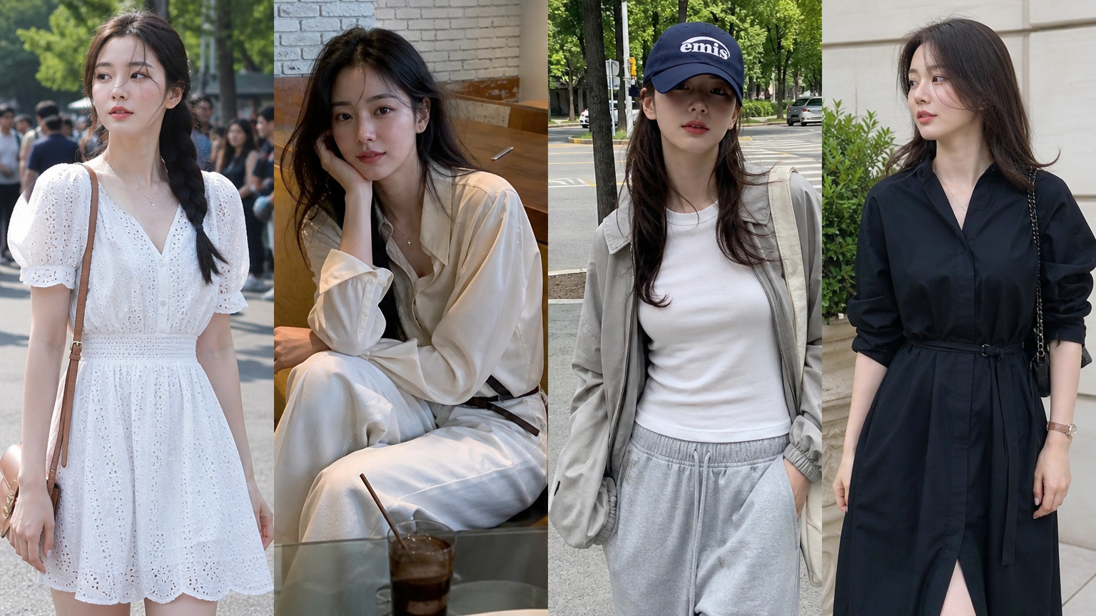 다양한 스타일로 연출된 김고은 씨의 화보 이미지