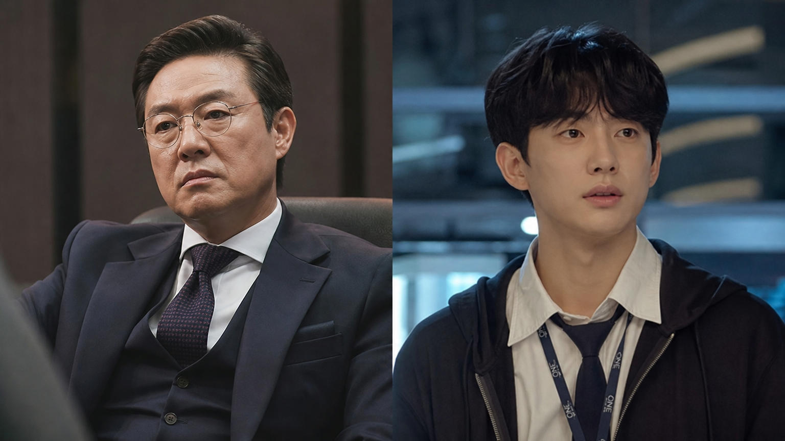 경험 많은 회장과 젊은 인턴을 연기하는 배우의 다채로운 모습