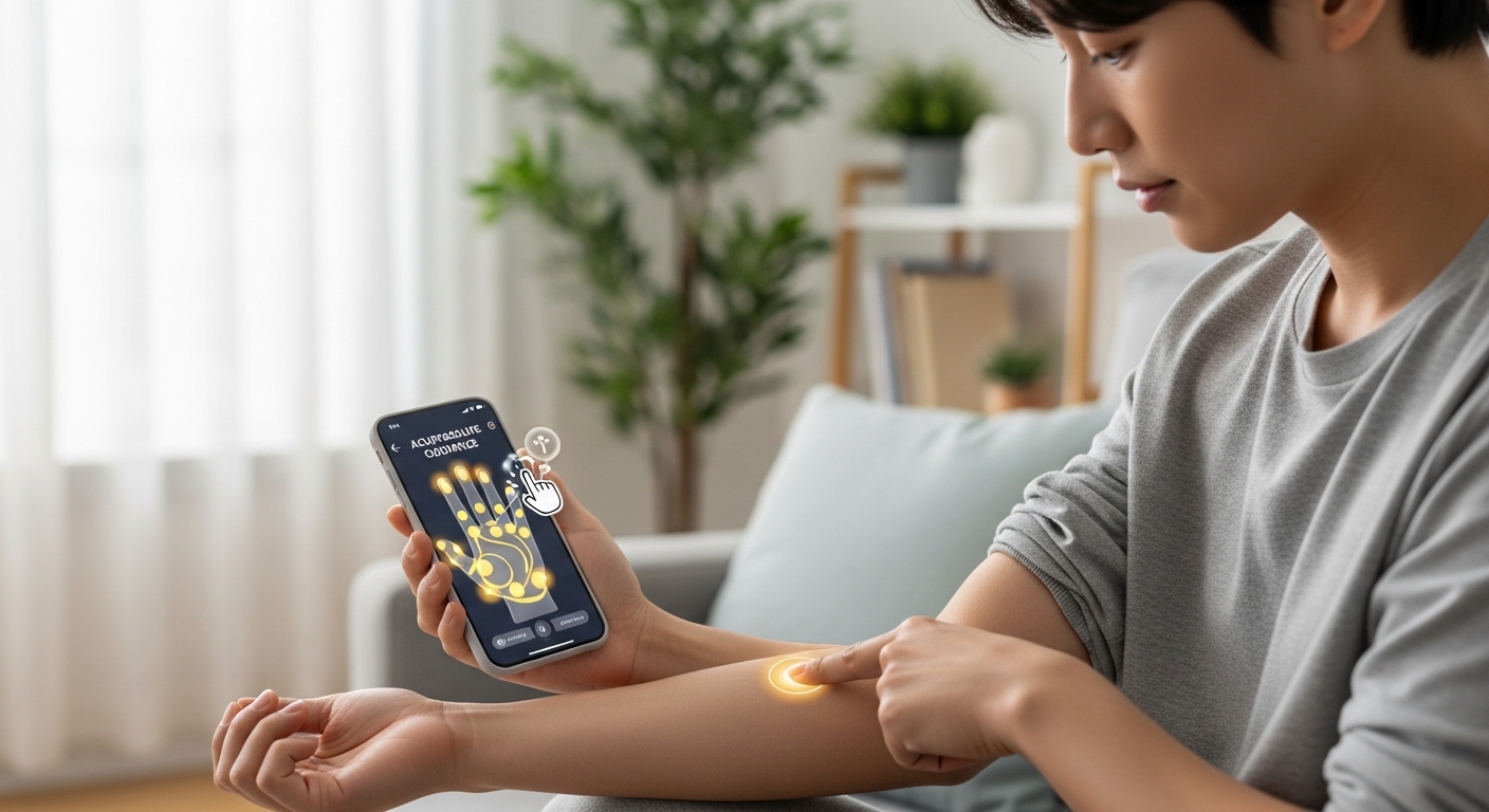스마트 기기를 활용한 지압 관리