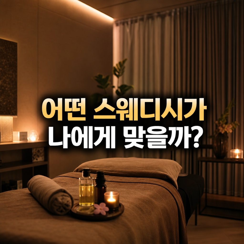 강서 마곡동 스웨디시 종류별 특징과 나에게 맞는 선택법